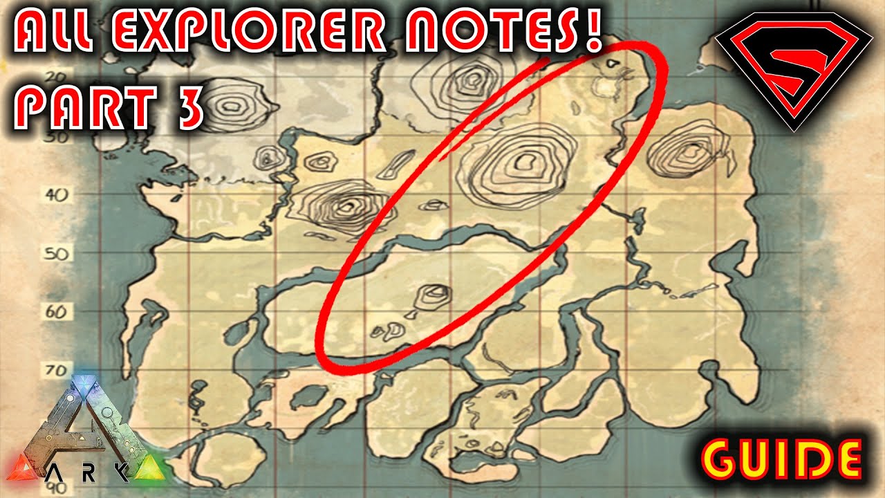 ARK SURVIVAL EVOLVED THE ISLAND ALL EXPLORER NOTES PART 3