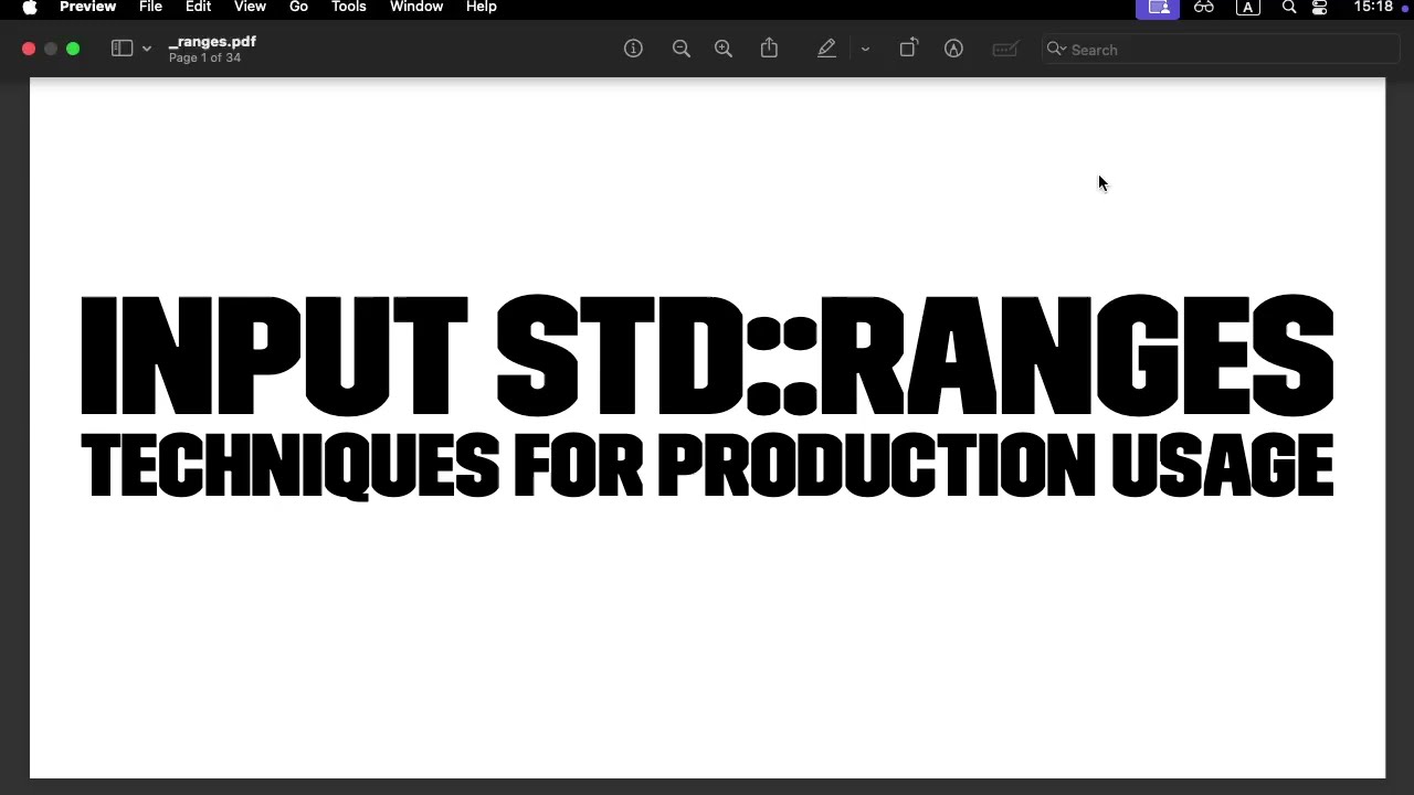 Input std::ranges for IO processing