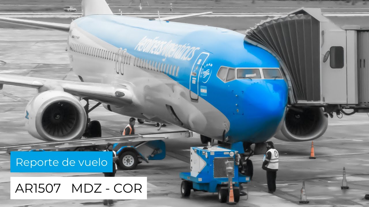 Reporte de vuelo: Mendoza - Córdoba / AR1507