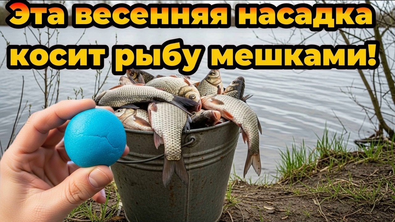 ВЕСНОЙ ОТ НЕЁ ДУРЕЕТ ВСЯ РЫБА! Супер насадка на карася, которую вы точно искали.