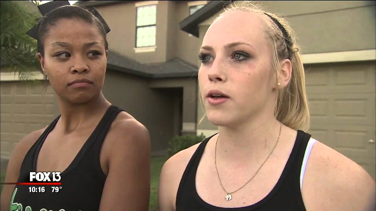 Cheerleaders upset they can't wear pink uniforms
