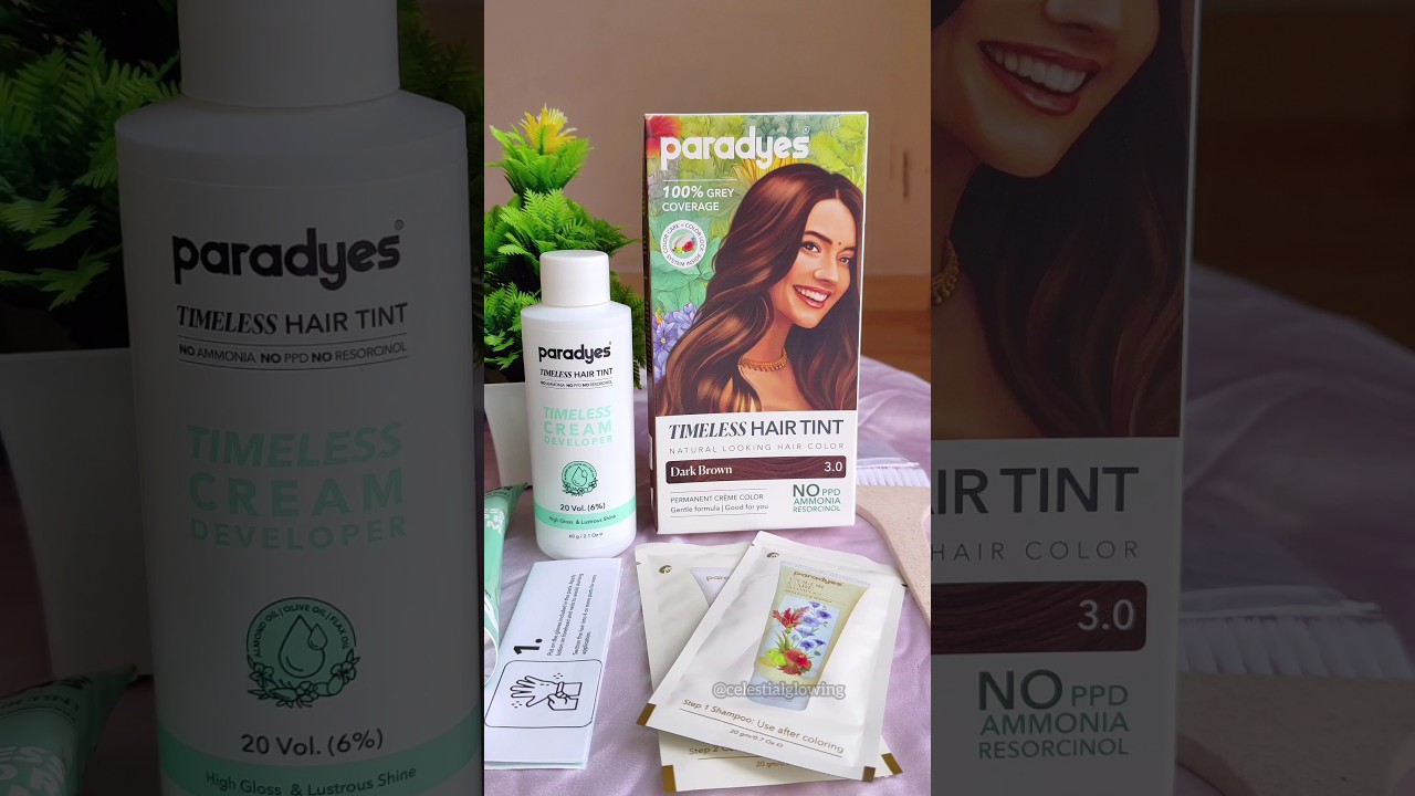 *⁠.⁠✧Paradyes Timeless Hair Tint -Dark Brown🤎✨ 