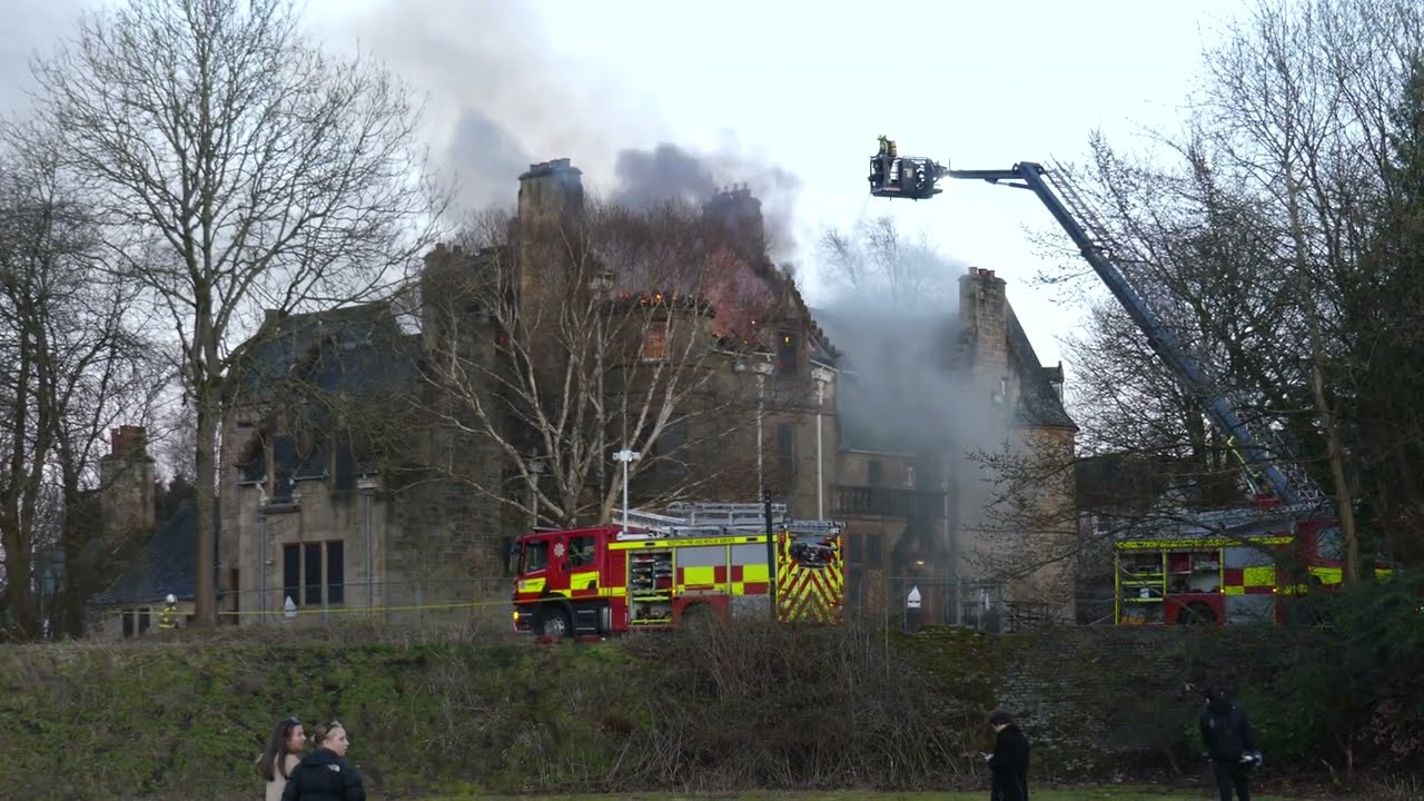 Fire at Langgarth, Stirling