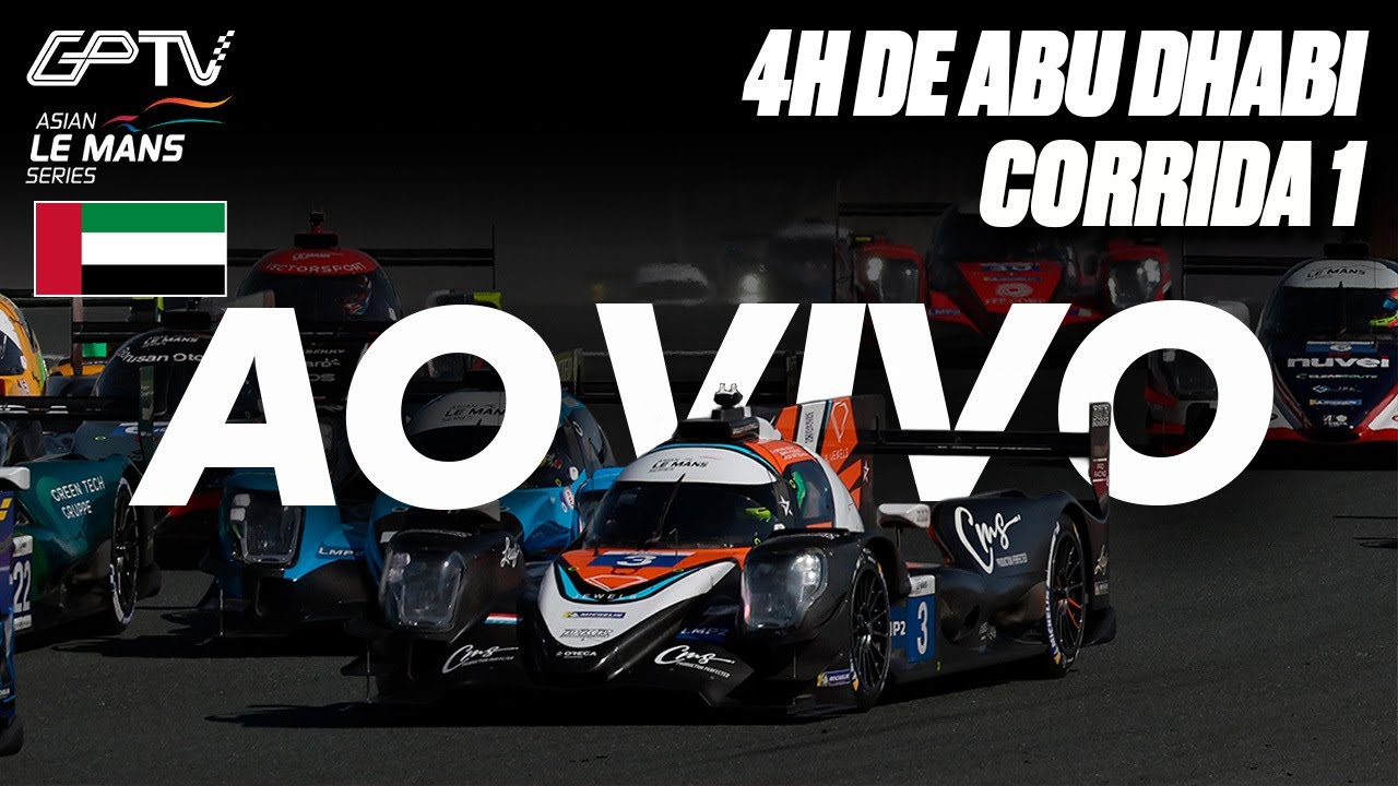 🔴4H DE ABU DHABI AO VIVO E COM IMAGENS | ALMS 2025 | CORRIDA 1 | 5ª ETAPA  (Asian Le Mans Series)