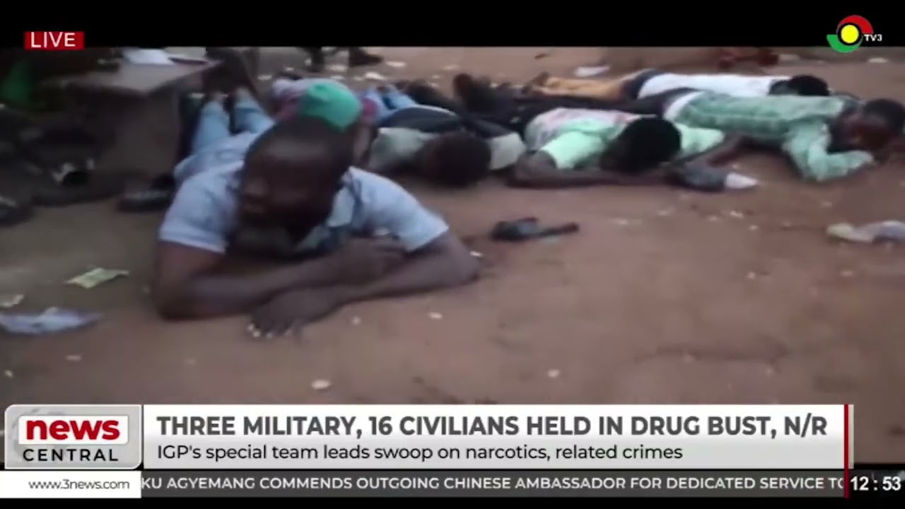 3 military, 16 civilians held in drug bust in Northern Region