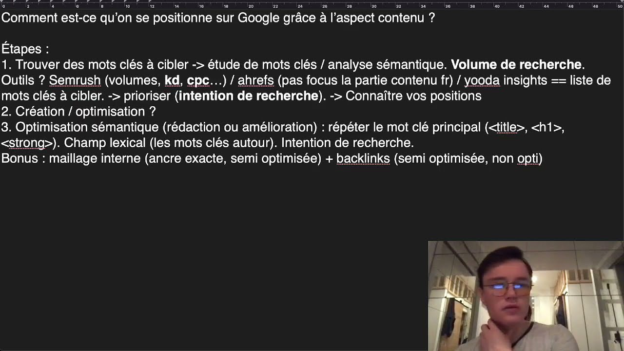SEO Contenu 👉  Le Guide Débutant !