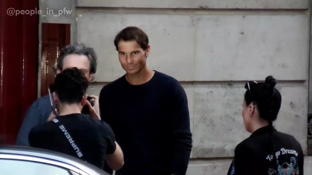 EXCLUSIVE : Rafael Nadal coming out of his hotel in Paris - Roland Garros - June 2nd 2018