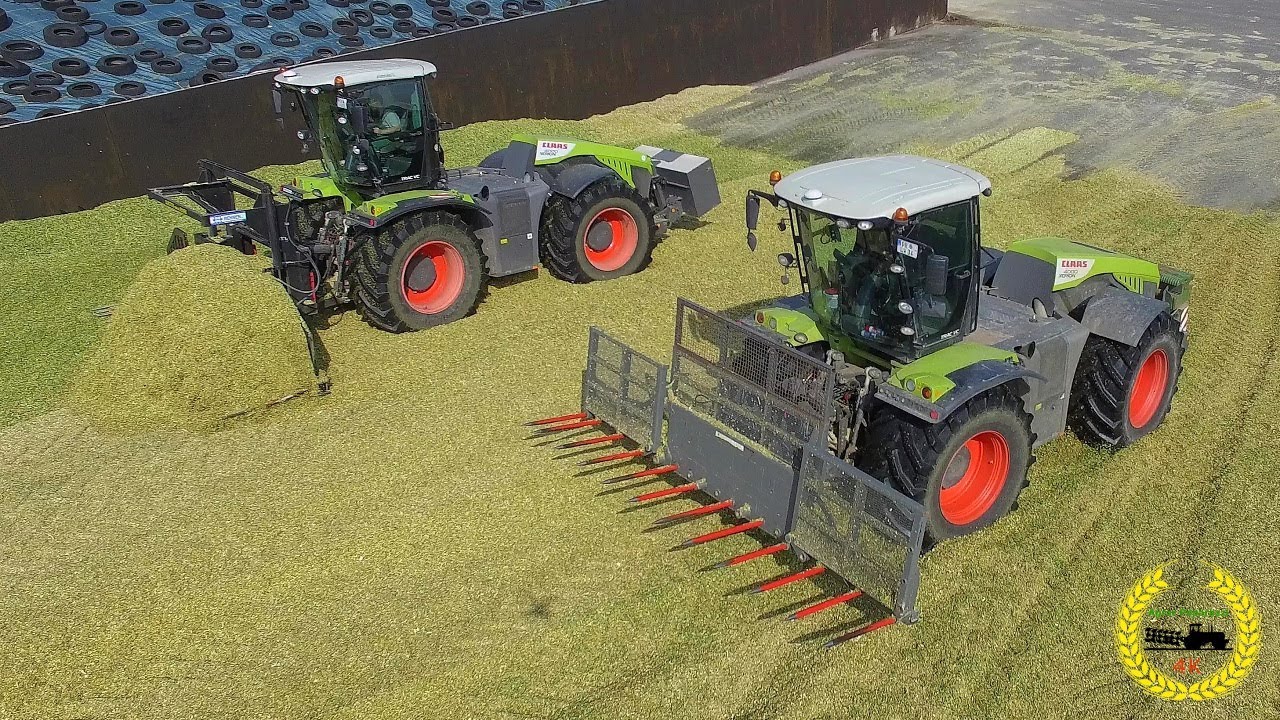 2 X Claas Xerion 4000 / Krone BIG X 700 / Fendt 939, 936 / LU Otto Hamester / Maisernte 2018