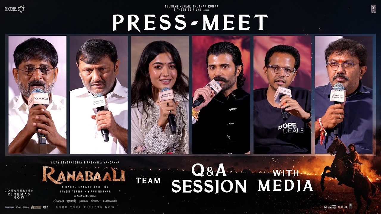 Ranabaali Movie Team Q&A Session With Media 🔥|| Press Meet | Vijay Deverakonda || Rashmika Mandanna
