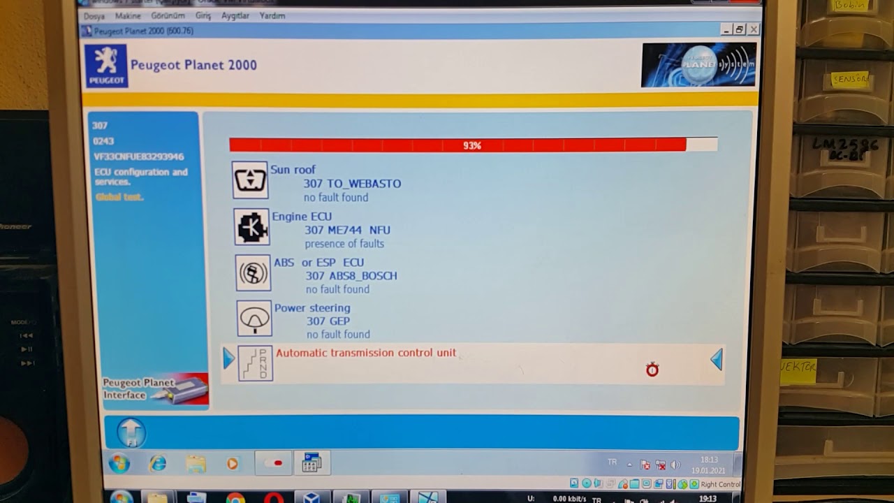 Lexia 3 PP2000 VİDEO#1 Peugeot Citroen Yetkili Servis Ekipmanı ilk bağlantı ve Hata Kodlarına Giriş