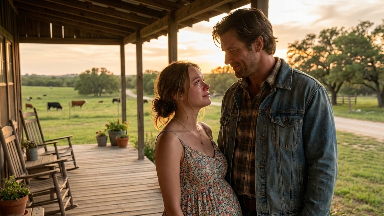 Seule et enceinte, elle frappe à la porte d'un ranch — le veuf silencieux va tout changer