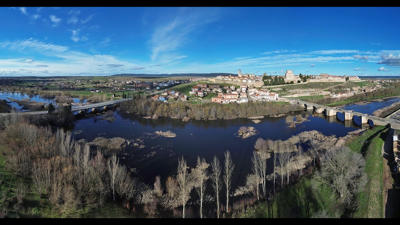 Ciudad Rodrigo: Patrimonio y naturaleza desde el aire