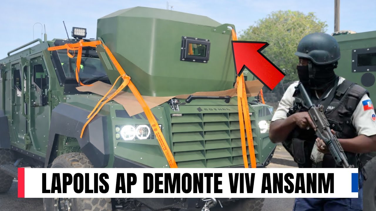 FLASH! Lapolis k&ograve;manse ap demonte Bandi #Vivansanm yo ak nouvo machin blende yo