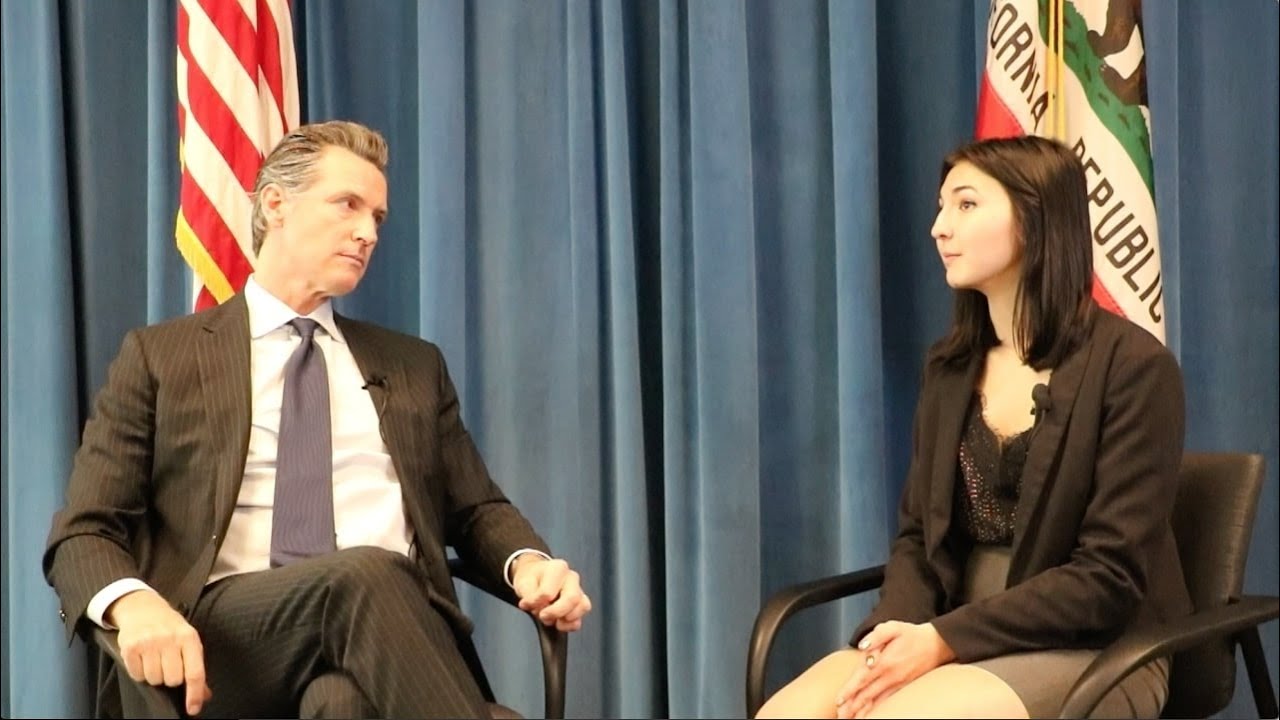 Gov. Gavin Newsom Meets Castro Valley Students