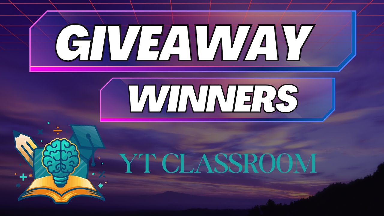 Giveaway Winner Announcement | #YTClassroom