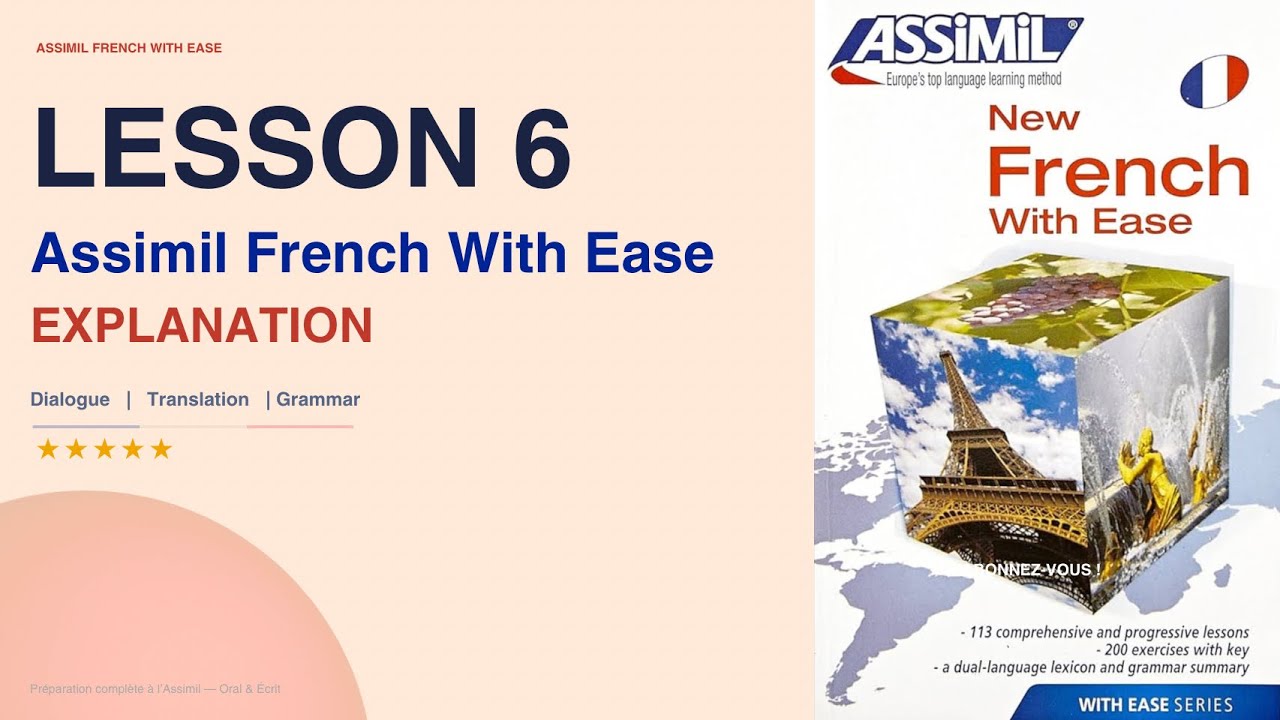 Assimil French With Ease | lesson 6