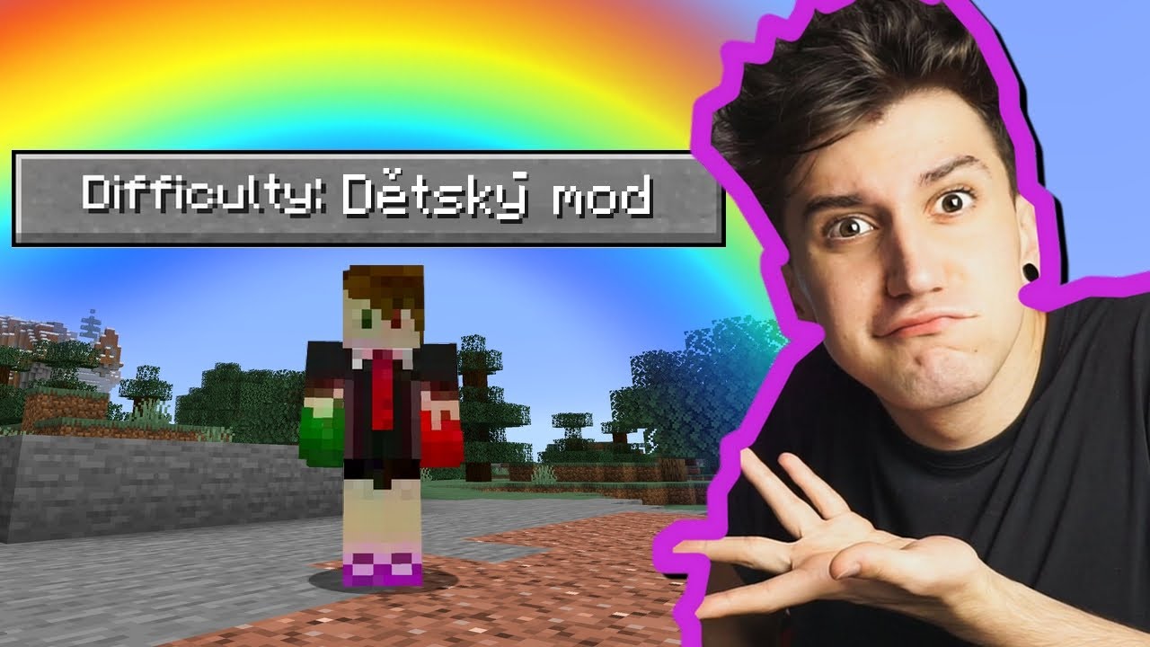 Přidal jsem do Minecraftu DĚTSKOU OBTÍŽNOST ...