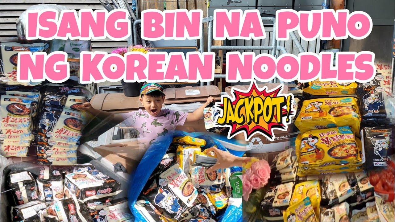 BUMAHA NG KOREAN NOODLES ANG BASURAHAN NG FINLAND | DUMPSTER DIVING IN FINLAND | THAI-FINNISH