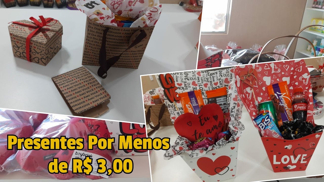 OLHA ESSAS OPÇÕES DE PRESENTES DE DIA DOS NAMORADOS POR MENOS DE R$ 3,00