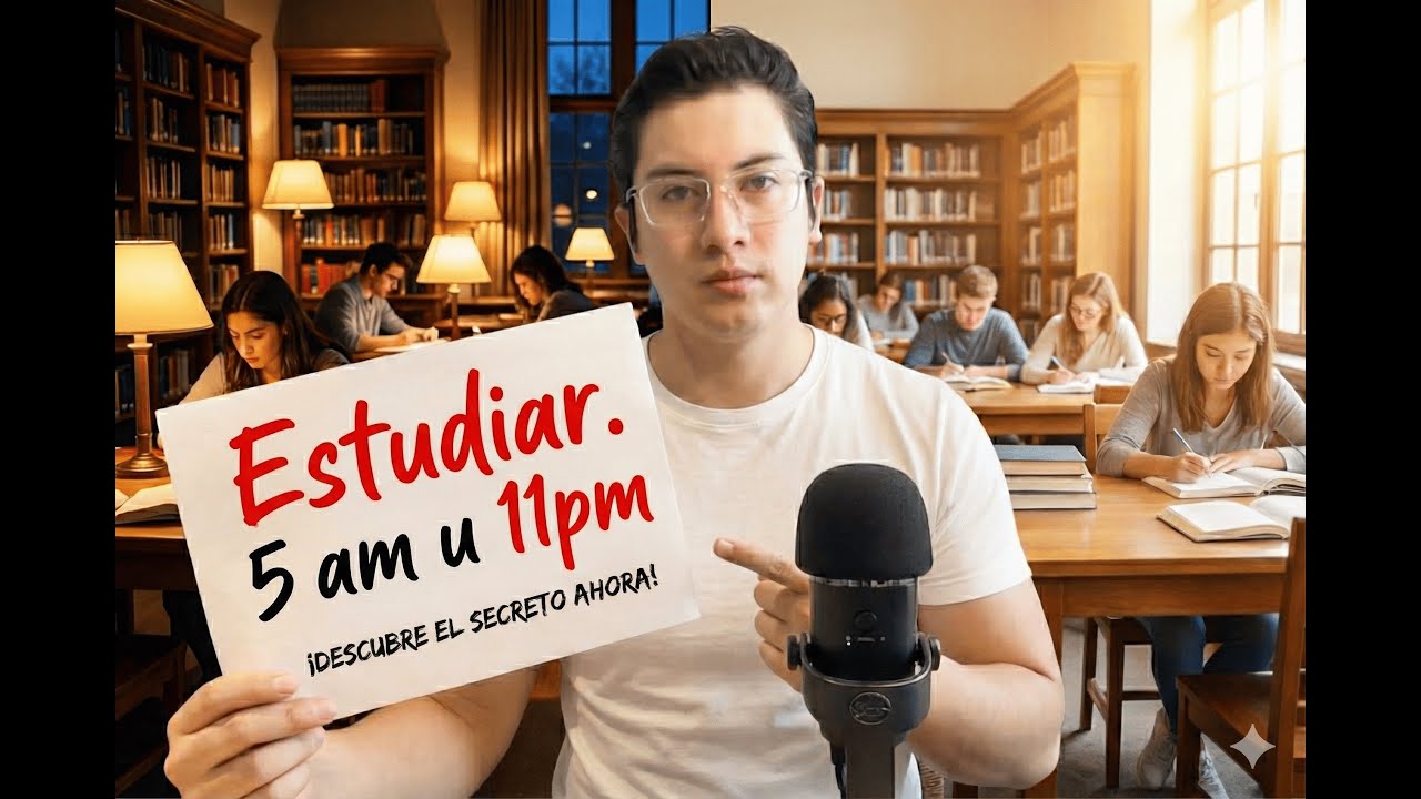 La mejor hora para estudiar.