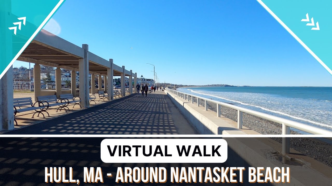 Seaside Stroll: Exploring Nantasket Beach and Hull, MA - Walking Tour Town Background Ambiance