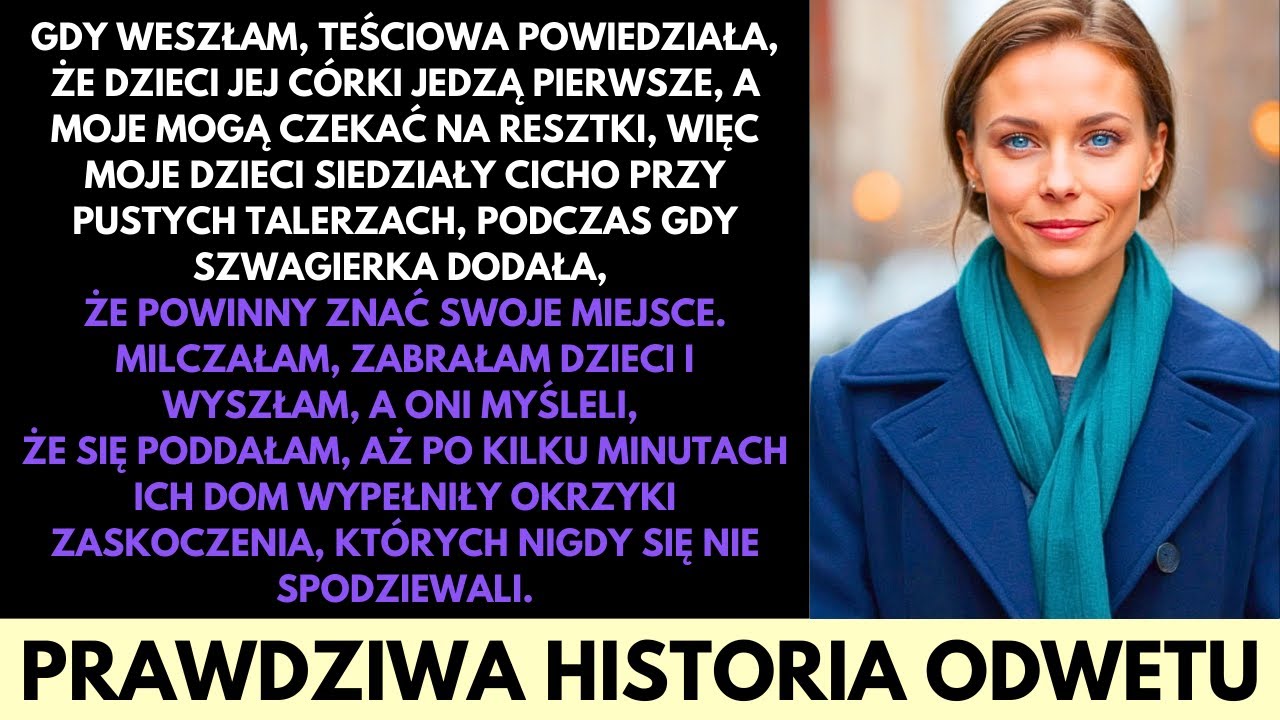 Kazali Moim Dzieciom Czekać na Resztki—Chwilę Później Ich Luksus Runął