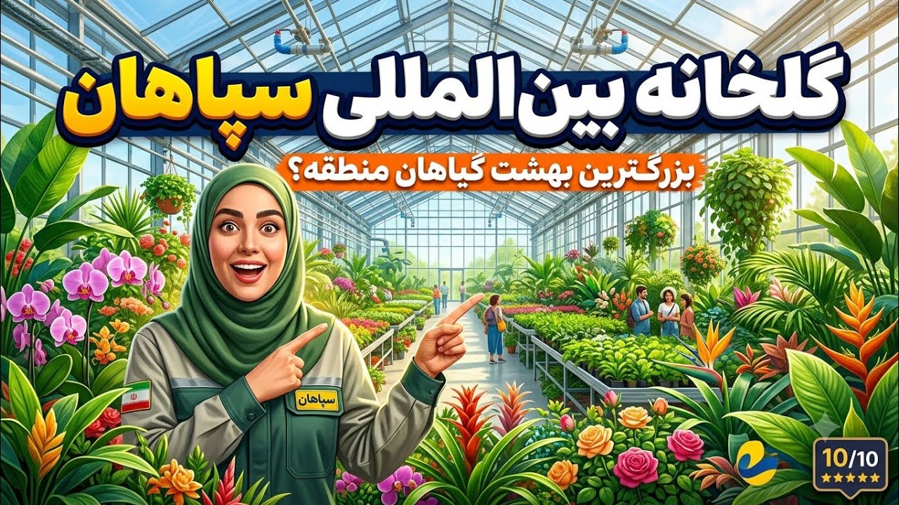 Sepahan International Flowerand Plant Market where the beauty of natureIntertwined with global trade