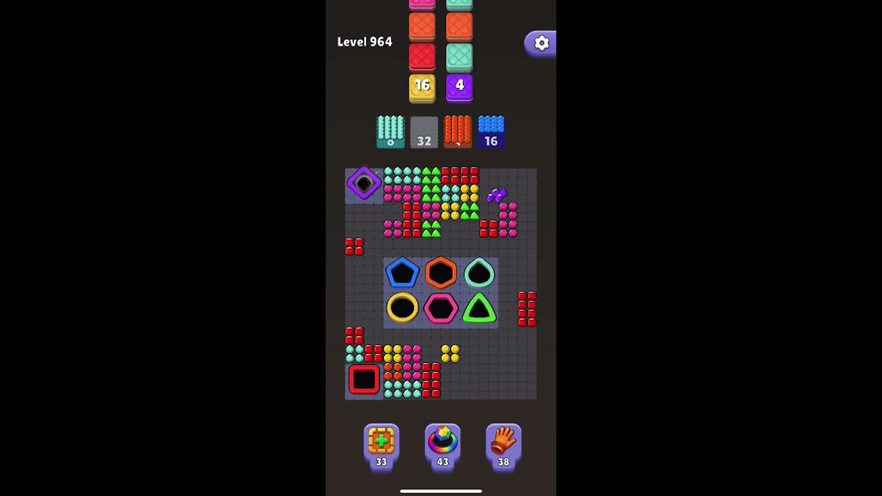 Hole Gems Puzzle Level 964