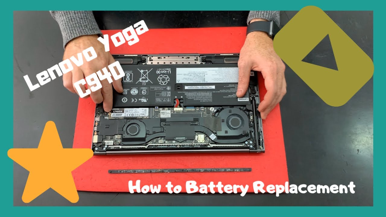 How to Battery Replacement  Lenovo Yoga C940 14 14IIL disassembly