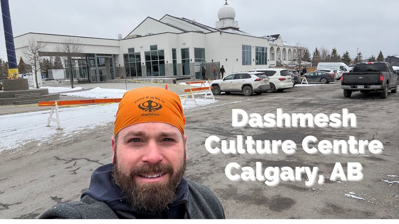 White man tours Dashmesh Culture Centre Gurdwara in Calgary Alberta!