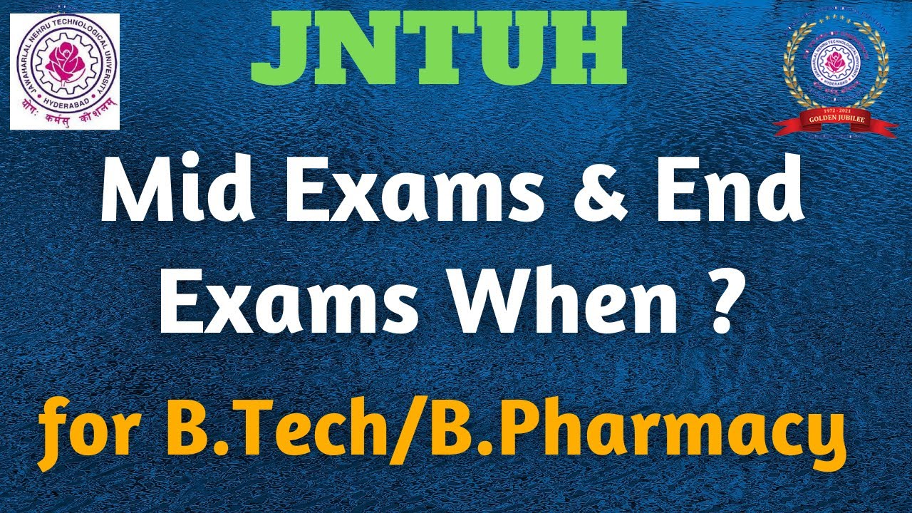 JNTUH Mid Exam Postponed ?||JNTUH mid exams When?||JNTUH End exams will be postponed|| JNTUH Updates
