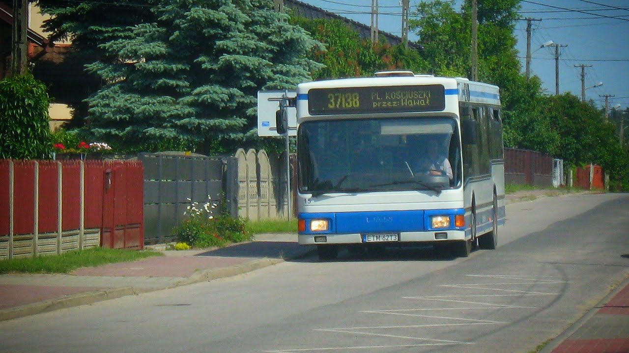 Man Nl262 #15 MZK Tomaszów Maz. linia 37 kierunek: Ciebłowice II