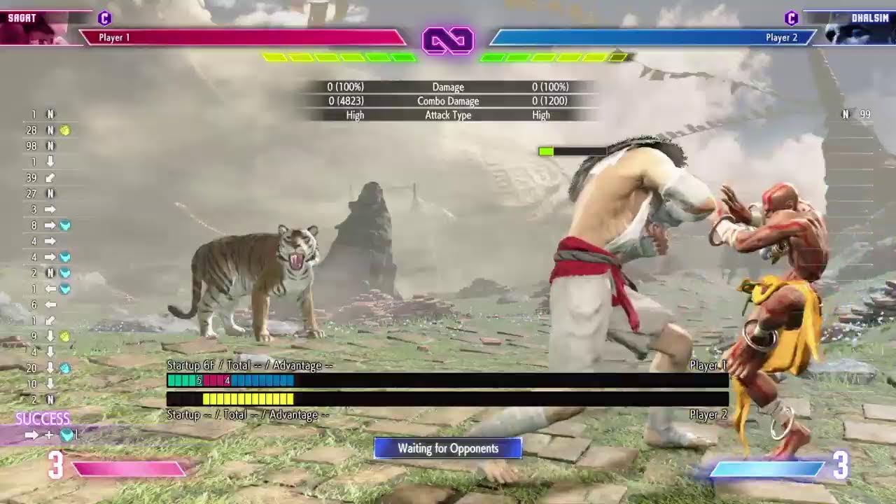 SF6-Will Ken survived the emperor(Sagat) tiger knee ambush