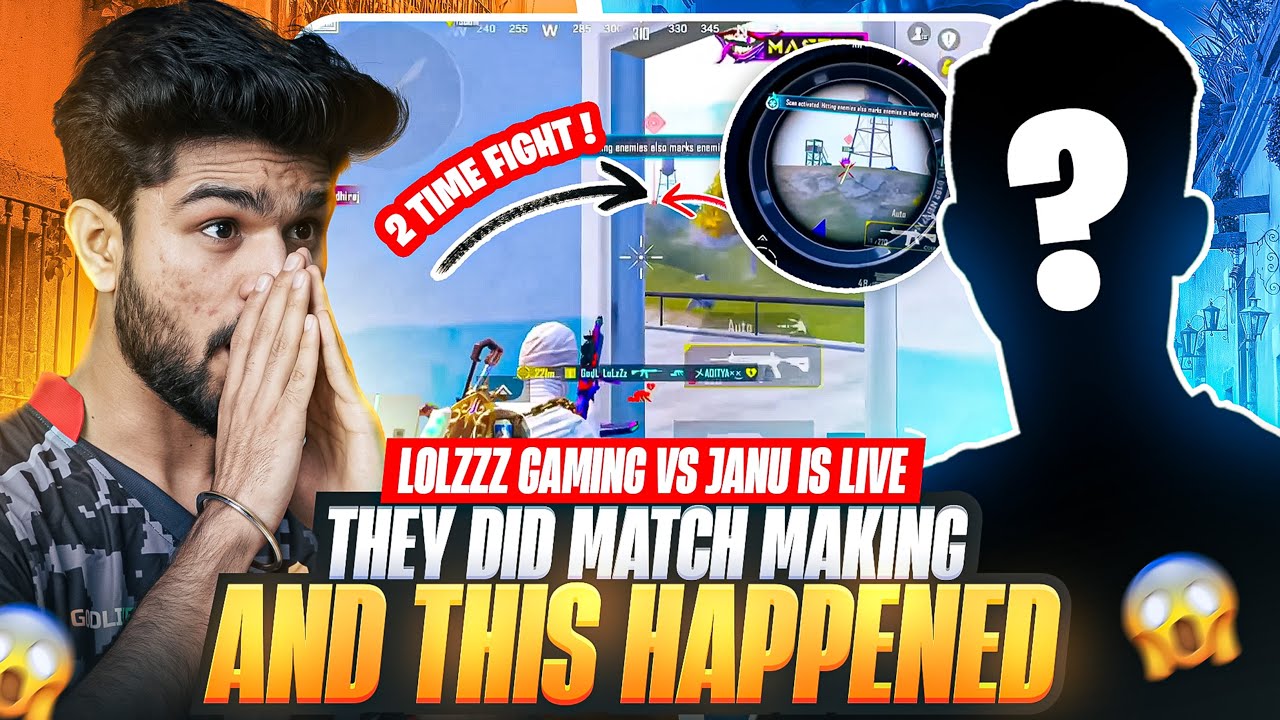 LoLzZz GAMING vs JANU IS LIVE 😱 | THEY STREAM SNIPED ME 2 TIMES AND THIS HAPPENED | BGMI HIGHLIGHTS