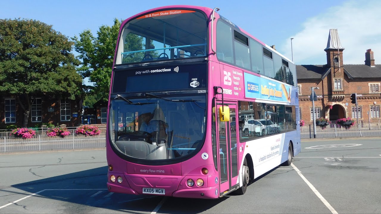 Now SCRAPPED | Volvo B7TL Gemini 32635 (KX05 MGV) | First Potteries