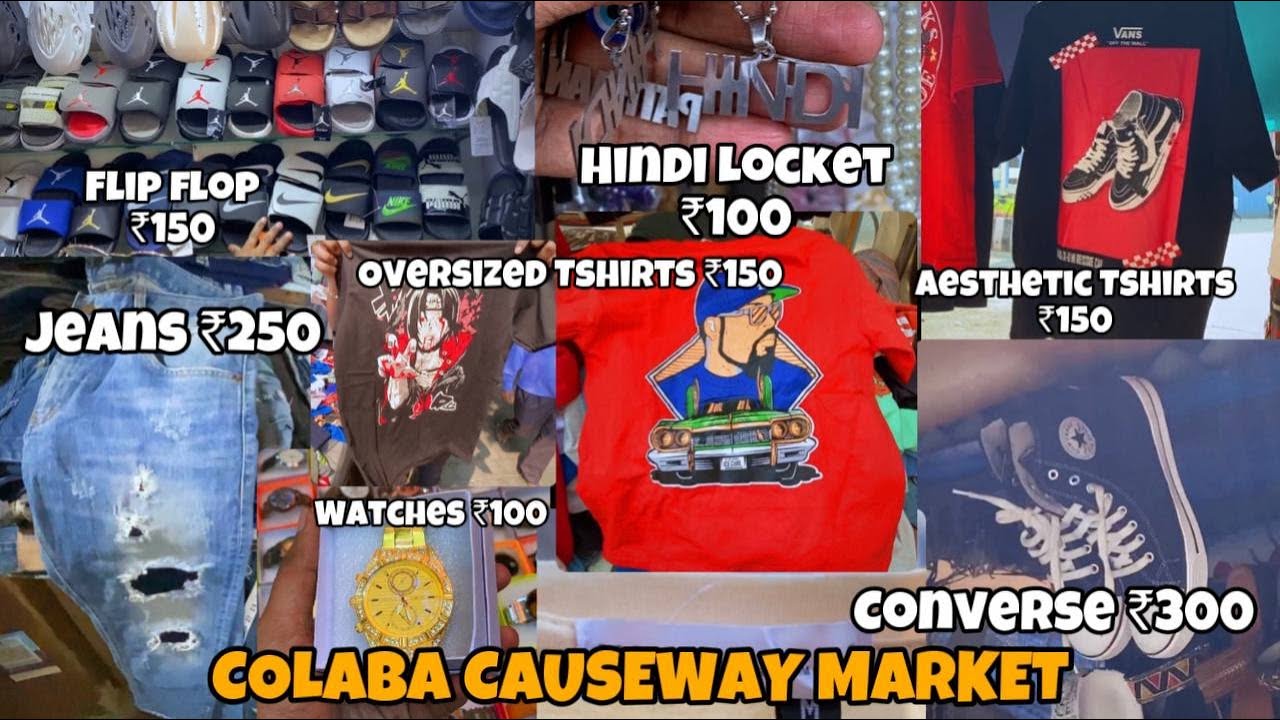 COLABA CAUSEWAY MARKET | CHEAPEST MARKET IN MUMBAI | EVERYTHING IS UNDER 300rs | H&M, ZARA & NIKE ..