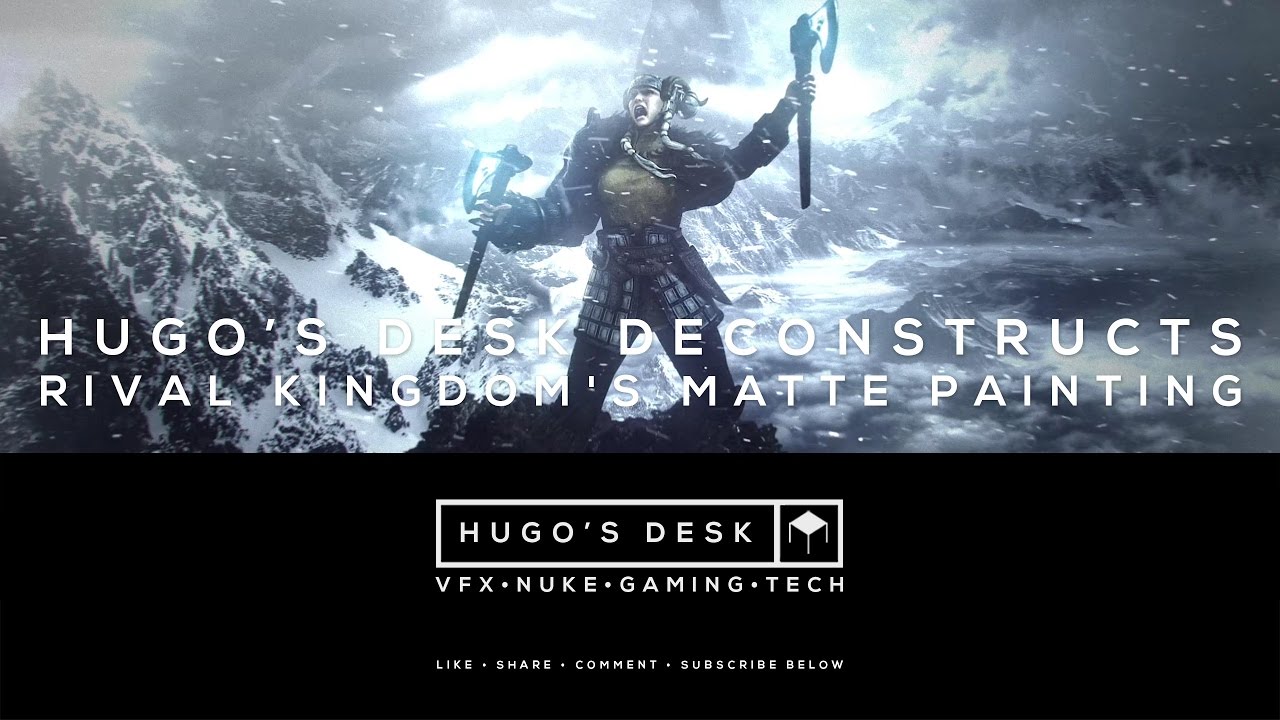 Hugo Deconstructs - Rival’s Kingdom Matte Painting - Nuke Compositing - Tutorial  - 4K