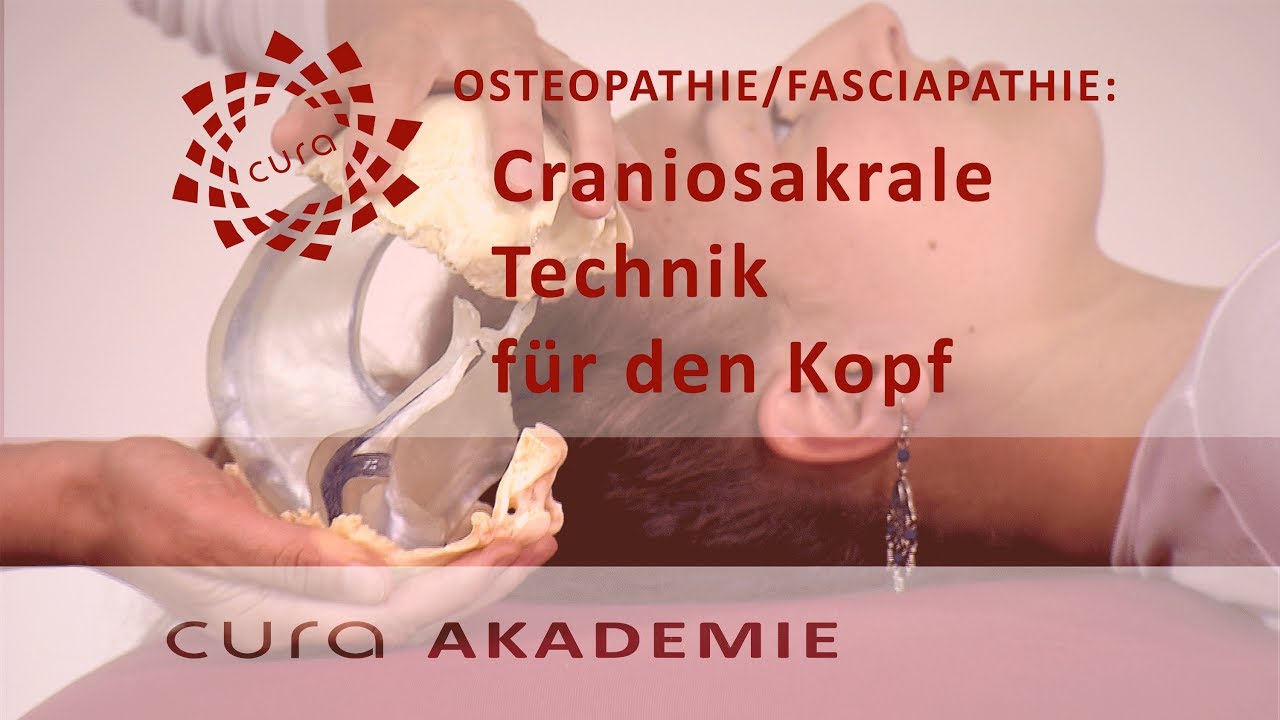 Kopfschmerz Osteopathie craniosacral behandeln/ Falx, Tentorium, Fascia temporalis/ Weiterbildung