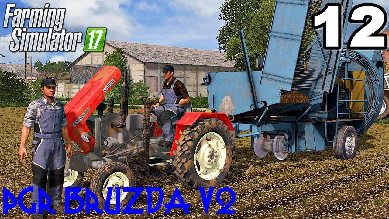 Wykopki. Zbiór ziemniaków z kolegą Szymona  ☆ FS17 ☆ 