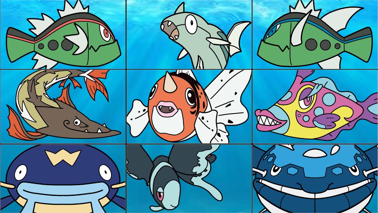 お魚サイファー【水ポケモンラップリレー】なみのりBGM