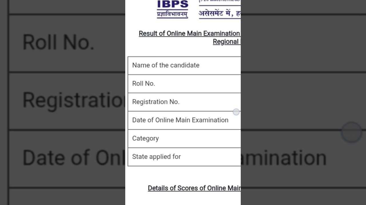 RRB clerk mains Scorecard | Abhi to jung baki h 🔥 #ytshorts #aspirants