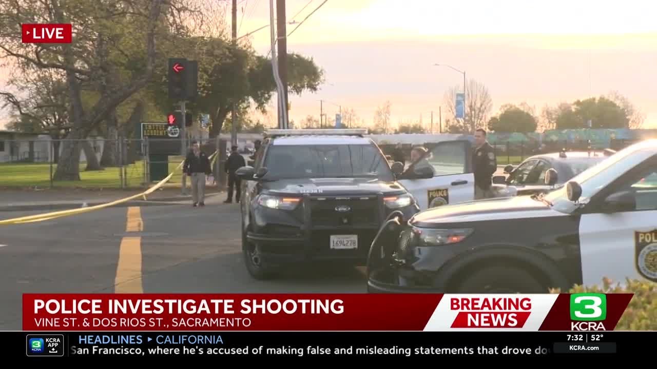 2 separate scenes after Sacramento shooting