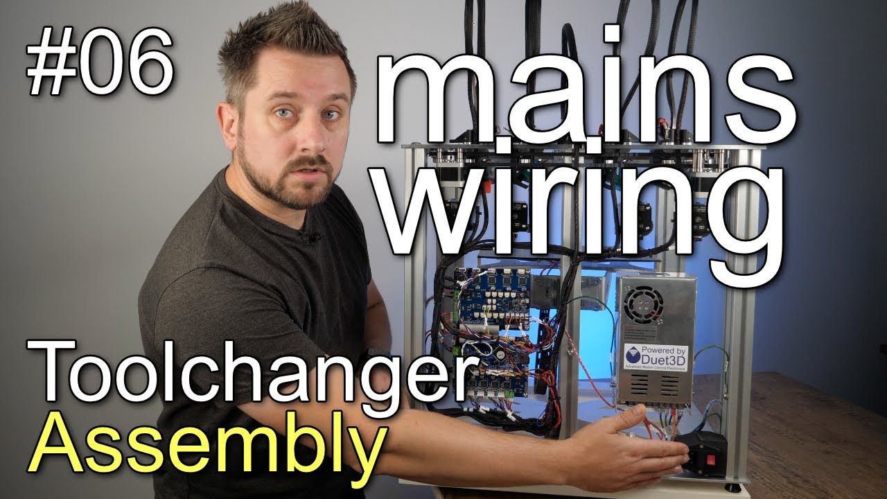 E3D Toolchanger - Assembly #06 - Mains Wiring