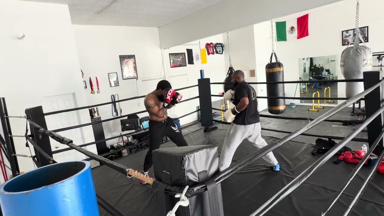 Good sparring session with Don