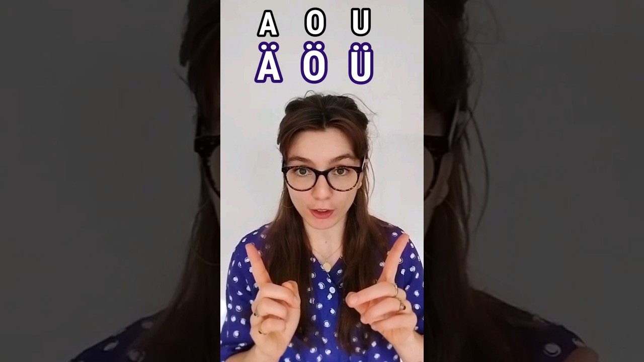&Auml;-&Ouml;-&Uuml;: Understanding Umlaute - German Phonetics for Beginners #learngerman #phonetics