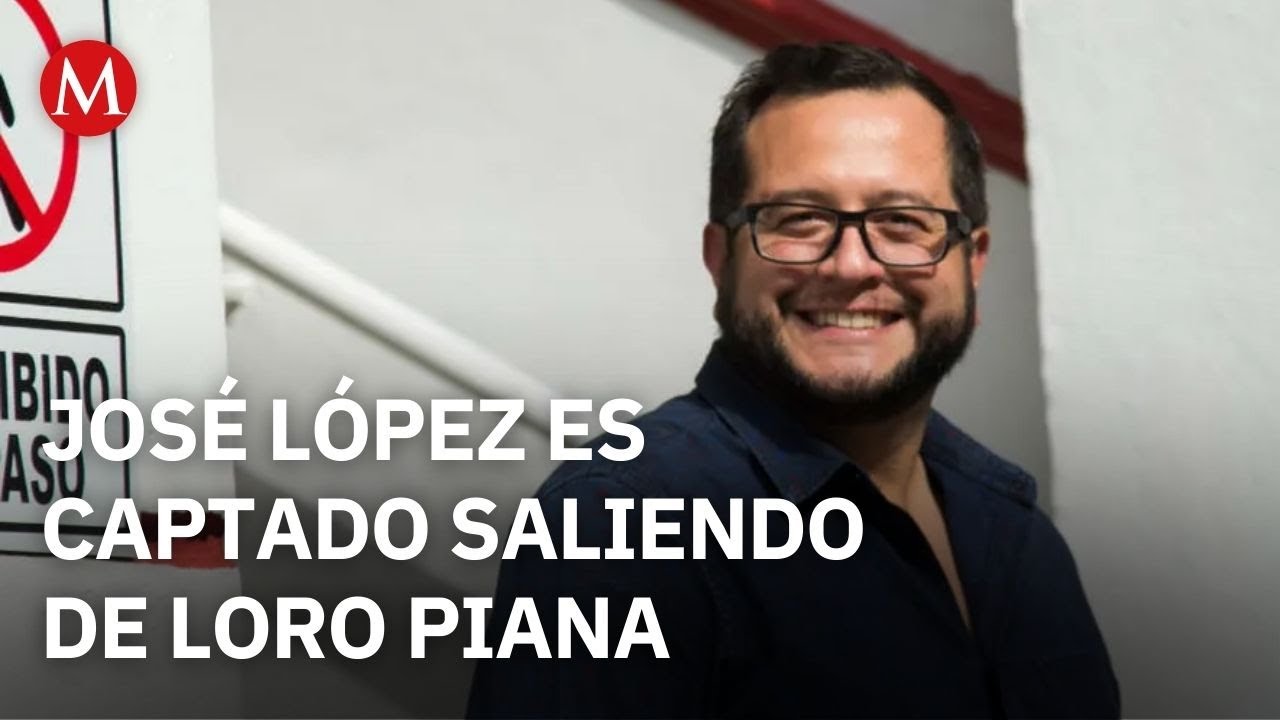 José Ramón López Beltrán, hijo de AMLO, es captado saliendo de Loro Piana en Texas