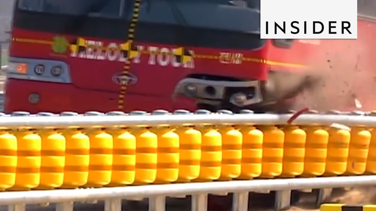 Rolling Barriers Could Reduce Car Crash Impact
