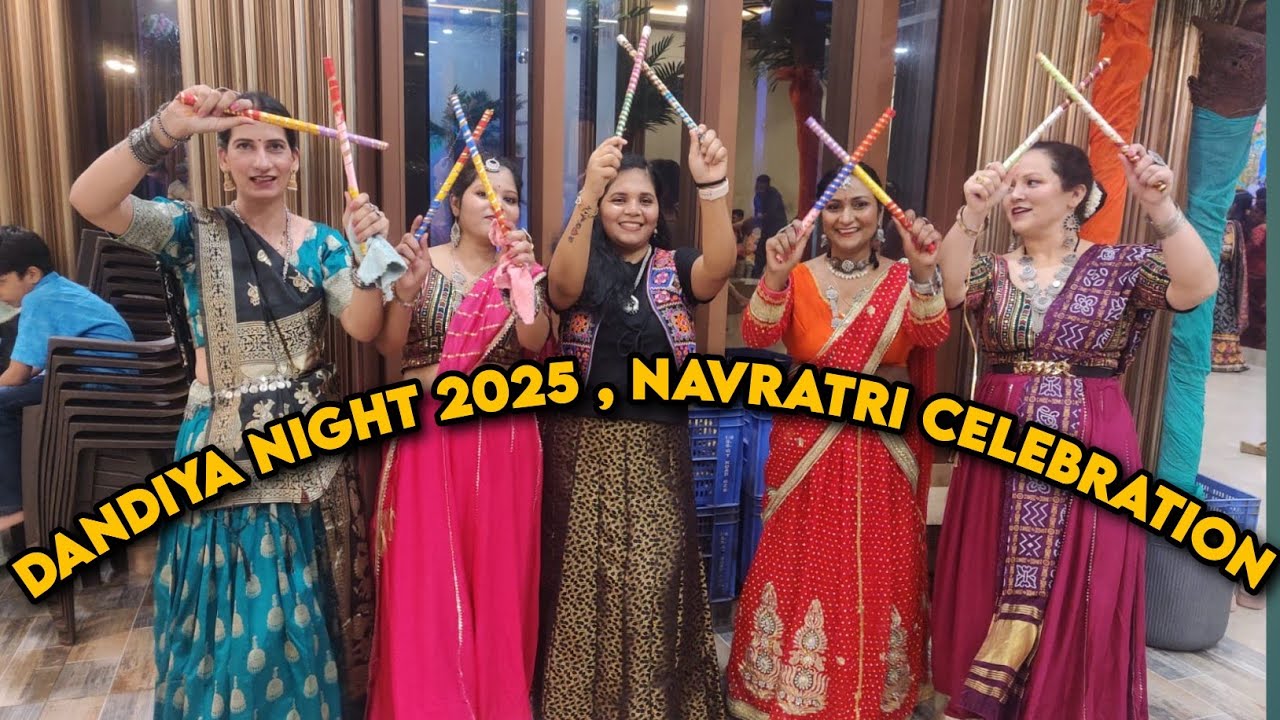 Navratri celebration 2025 beautiful memories....#poojanegivlogs19