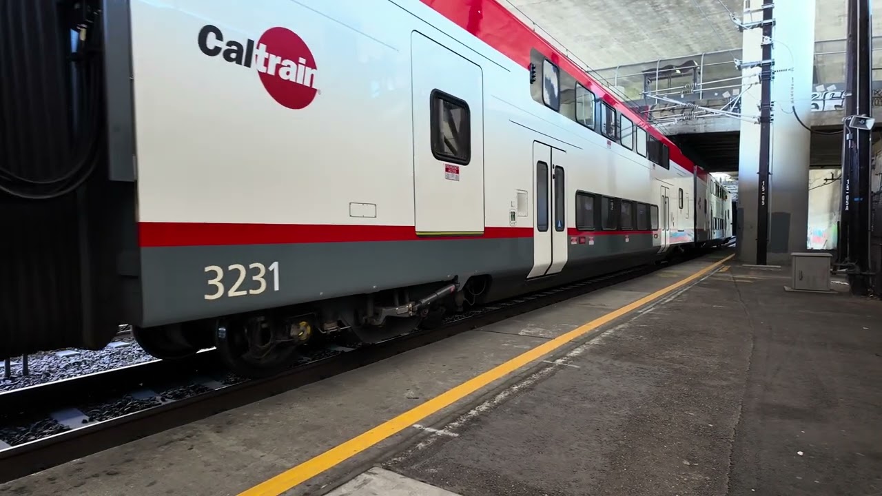 Caltrains in San Francisco, CA, USA