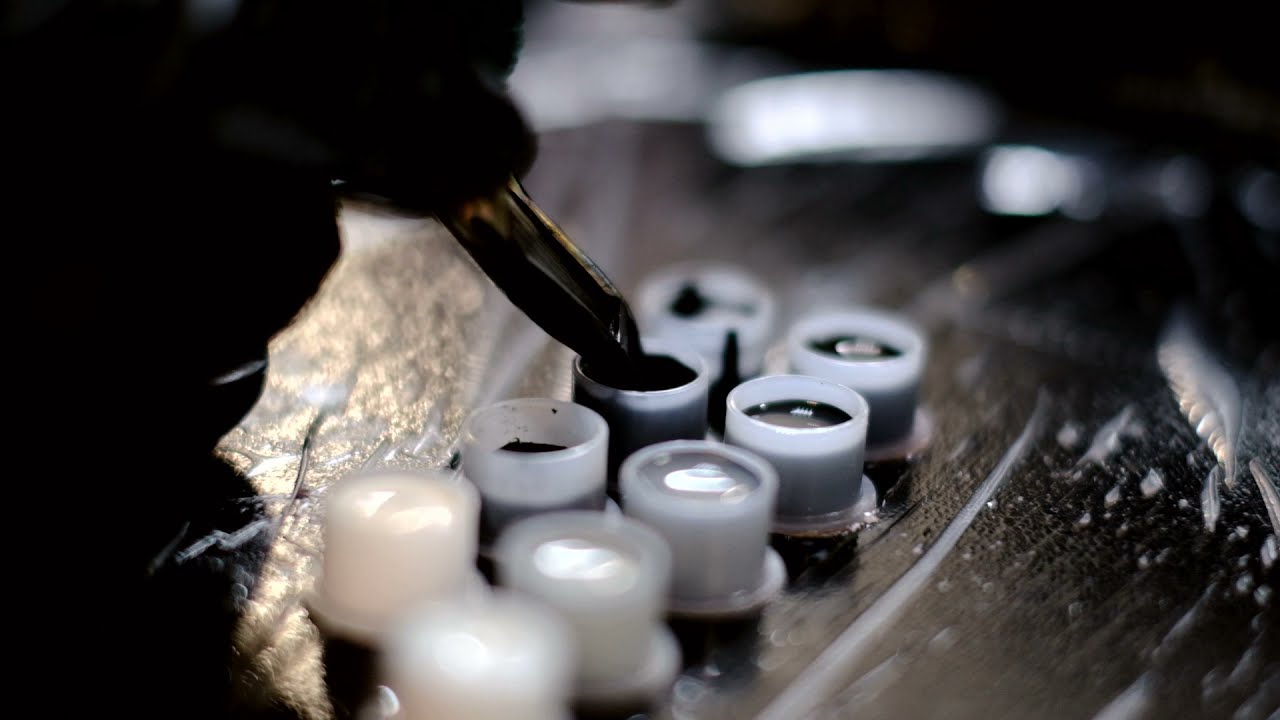 Tattoo slow motion | Process tattoo | My video #shorts | FUJIFILM X-T 3 | #shorts